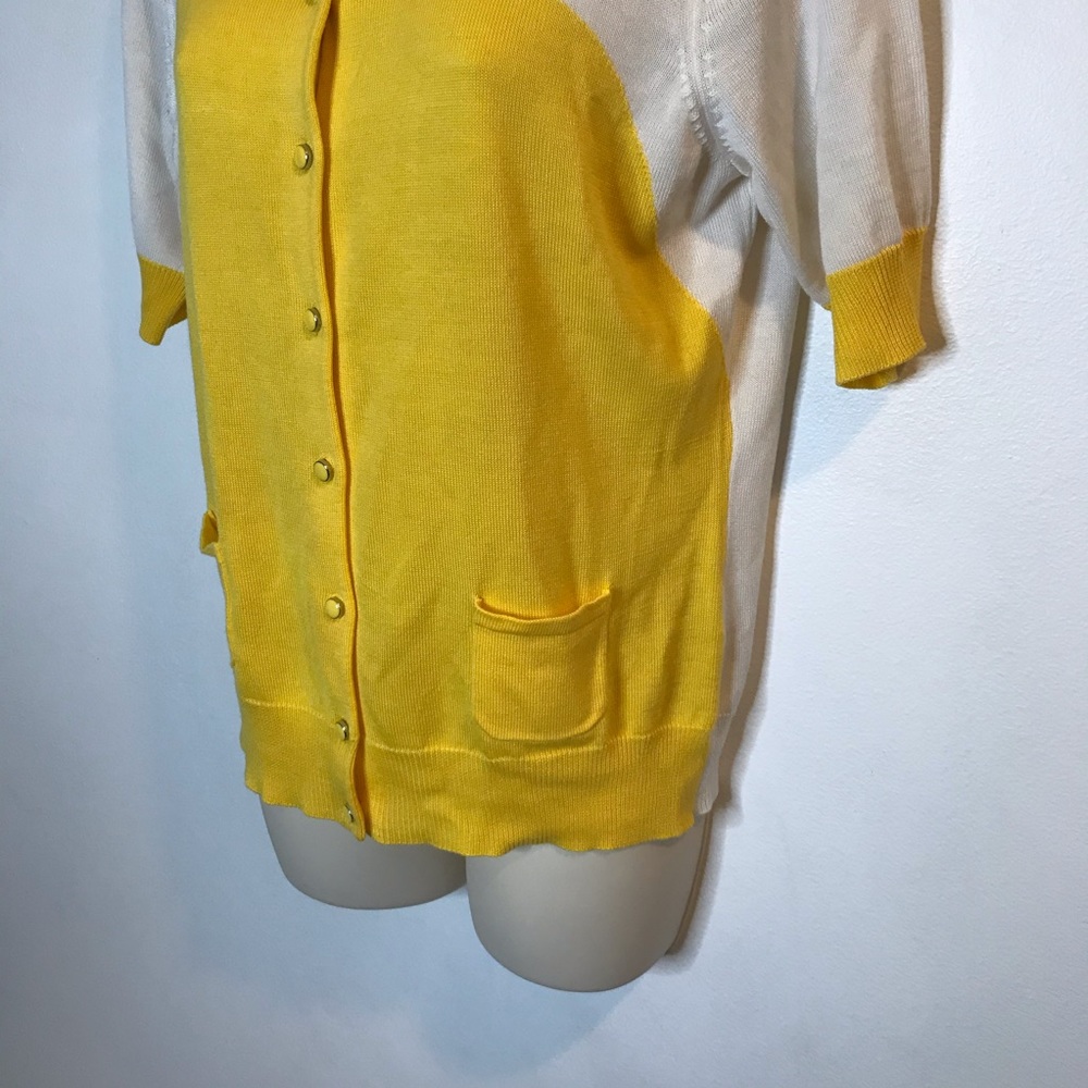 New York & Company Retro Style Sweater Cardigan L - Picture 3 of 8